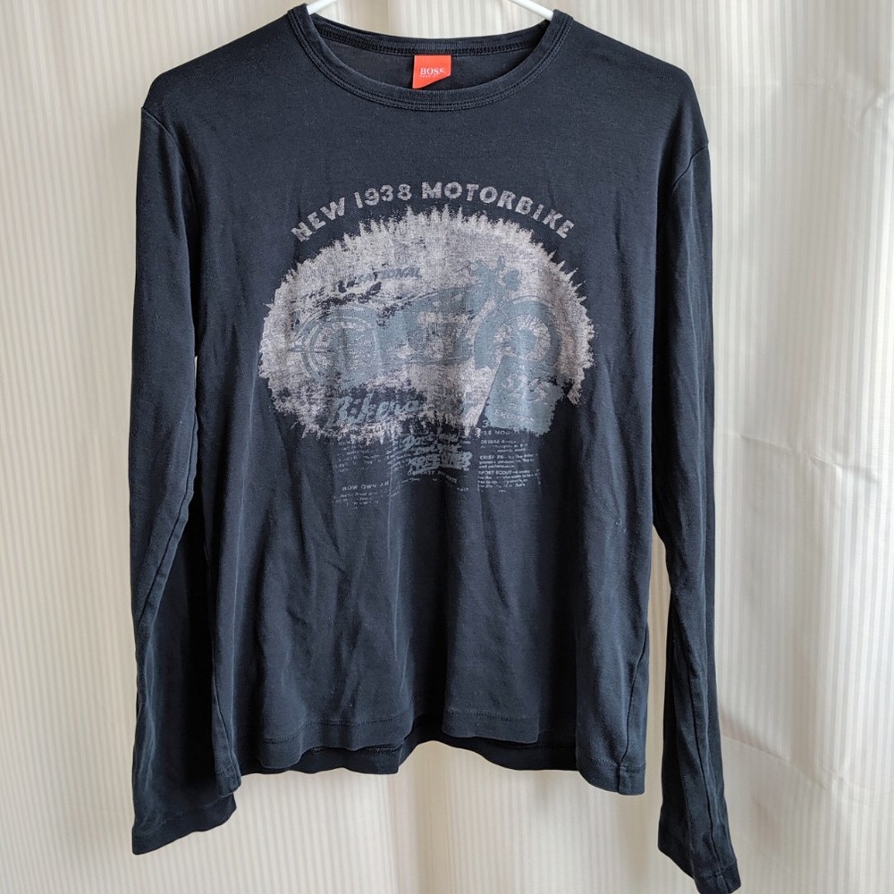 Hugo Boss Long Sleeve Motorbike Shirt